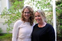 TÄNKA OM. Elin Waltersson och Anneli Törnkvist vill inspirera andra kommuner att våga förändra den offentliga måltiden.