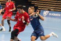 Linus Lindberg gjorde fem mål mot Estland.