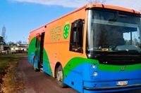 Bokbussen i Raseborg står stilla den här veckans två första dagar.