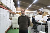 Filterpaks vd Peter Nordlund i fabriken i Hangö som i dag sysselsätter 67 personer.