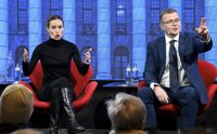 SDP:s Sanna Marin odlar begreppet bergsråd, Petteri Orpo odlar begreppet flit.