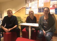 Jorma Nousiainen, Marjut Vihervuori och Henrikka Hallikainen är alla glada över att tisdagens diskussion gick i väldigt positiv anda.