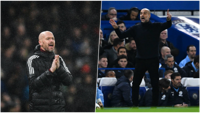 Erik ten Hag och Pep Guardiola ställs mot varandra i lördagens derby.