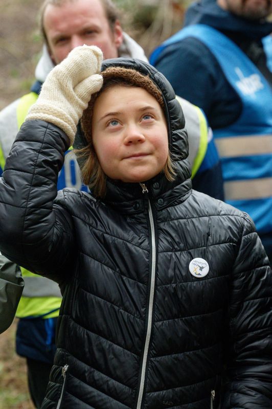 Den globala klimatrörelsens svenska ansikte Greta Thunberg besökte Lützerath i helgen och fördömde de tyska planerna på att förbränna än mer brunkol under pågående klimatkris.