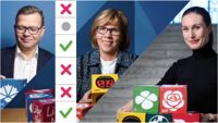 Ja, nej eller kanske, svarade nio partiledare på elva frågor. Bland dem Petteri Orpo, Anna-Maja Henriksson och Sanna Marin.