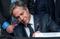 USA:s utrikesminister Antony Blinken planerar att resa till Peking i februari. Arkivbild.