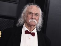 David Crosby fotograferad vid Grammy-galan i Los Angeles i januari 2020. Arkivbild.