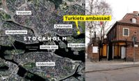 En rad demonstrationer sker i Stockholm på lördagen. Bland annat utanför den turkiska ambassaden. Arkivbild.