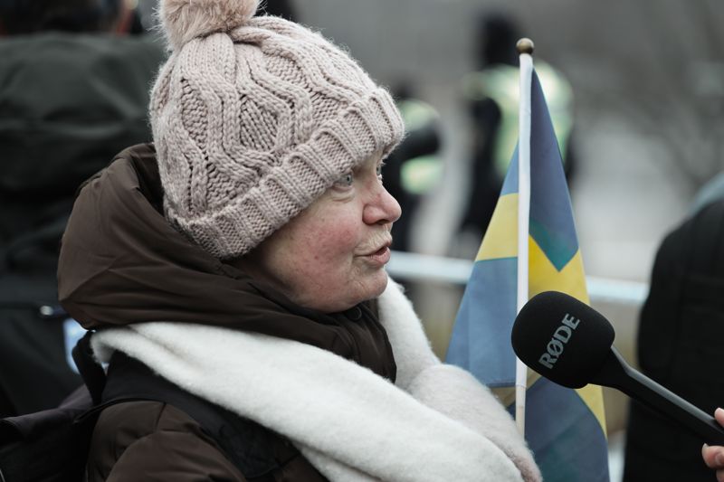 Viveka Gustavsson är en av Paludans anhängare men röstade inte på honom i riksdagsvalet – ”det är ett så lite parti att det är bortkastat”.
