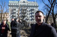 Oleksij Arestovytj skrev själv på sin avskedsansökan som rådgivare till president Zelenskyj tidigare i veckan.
