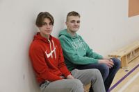 Handboll är grejen för Kevin Backman och Cian Breen.