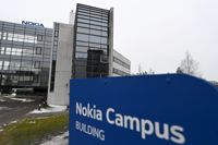 Nokia drar nytta av sin starka position inom fasta nät och infrastruktur, skriver Lars Söderfjell. Bild från i veckan på bolagets kontor i Esbo.