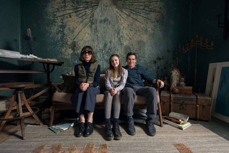 Cate Blanchett, Emma Nelson och Billy Crudup i Var blev du av, Bernadette.