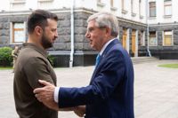 IOK-ordföranden Thomas Bach är inte nöjd med Ukrainas planer på att eventuellt bojkotta OS i Paris 2024.