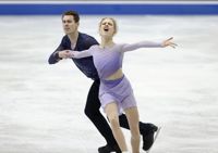 Matthias Versluis och Juulia Turkkila dansade sig till en bronsmedalj på lördag kväll.