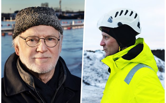 Göran Langhoff och byborna protesterade mot hamnens planer. Inkoo Shippings vd anser att rättens beslut inte är värt att överklaga.