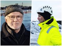 Göran Langhoff och byborna protesterade mot hamnens planer. Inkoo Shippings vd anser att rättens beslut inte är värt att överklaga.