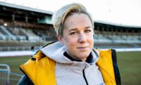 Förbundskapten Kajsa Bergqvist.