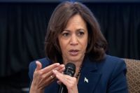 USA:s vicepresident Kamala Harris pratade i telefon med familjen på tisdagen och uttryckte sina kondoleanser. Arkivbild.