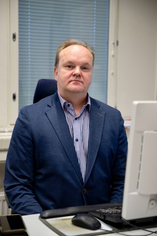 Kriminalinspektör Jari Illukka vid Helsingforspolisen.