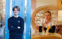Fabian Hellström och Ida Klemola trivs väldigt bra på sina praoplatser.