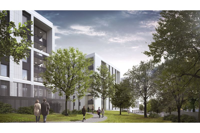 Så här kommer den nya huvudbyggnaden i Dals sjukhus att se ut.