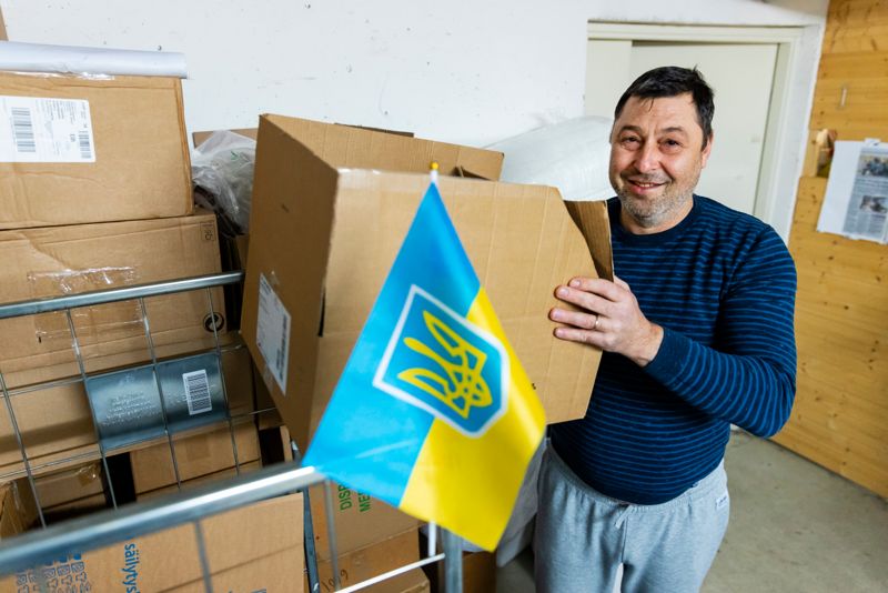 Boris Podorozhnyi hjälper sina gamla vänner i Ukraina.