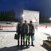 Sam Fransman, Johan Gustafsson och Joachim Gustafsson åkte hem från årets FM för veteraner med en silvermedalj.