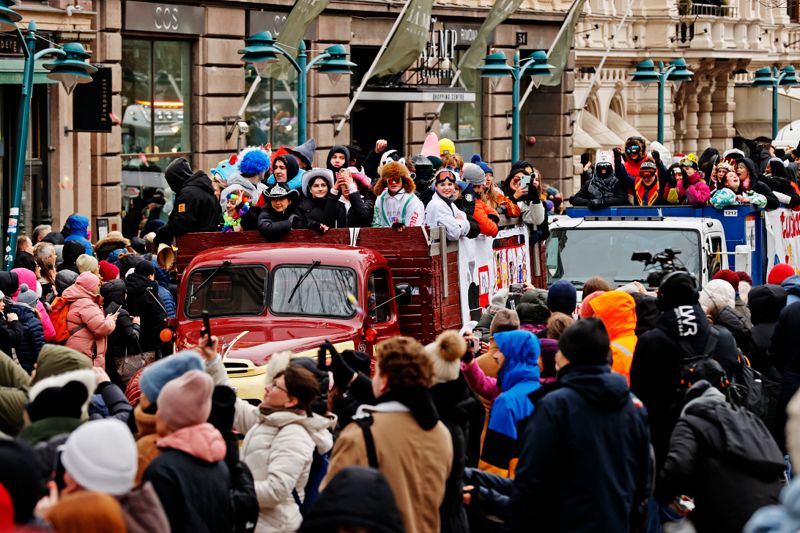 Penkis-stämning i Helsingfors.