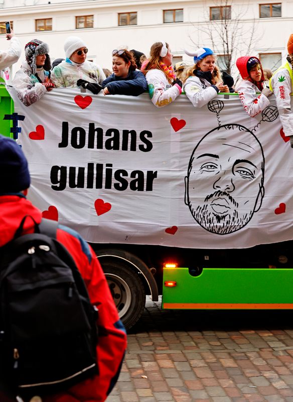 ”Johans gullisar” från Tölö gymnasium på penkis 2023.