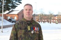 Jyri Kopare är på plats i Ekenäs för att bekanta sig med Nylands brigad. Den 1 mars tillträder han som brigadens nya kommendör.