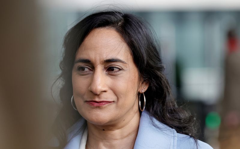 Kanadas försvarsminister Anita Anand sade vid en presskonferens att det flygande föremålet som sköts ned var ett hot mot civil flygtrafik. Arkivbild.