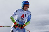 Den alpina stjärnan Mikaela Shiffrin bryter med sin tränare mitt under VM. Arkivbild.