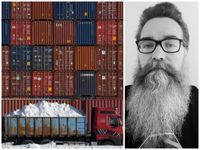 Containrarna i Nordsjö hamn står still på grund av strejk. – Stuvarna vadar inte i pengar, säger förtroendemannen Jape Lovén.