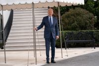 USA:s president Joe Biden inför torsdagens hälsokontroll.