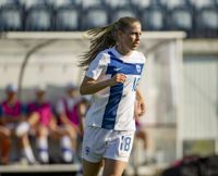 Linda Sällström slog till med ett hattrick mot Ungern. – Det var ett rätt så lyckat inhopp, säger anfallaren om de tre målen på elva minuter.