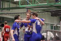 IF Sibbo-Vargarnas kvartett Eljas Aalto, Matias Tulokas, Anton Kunnas och Mikael Granqvist vann silver på 4x200 meter i inomhus-FM i Helsingfors.