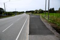 Nu för tiden börjar eller slutar cykelvägen i Box, beroende på riktning. Men nu finns planer för de saknande 6 kilometrarna.