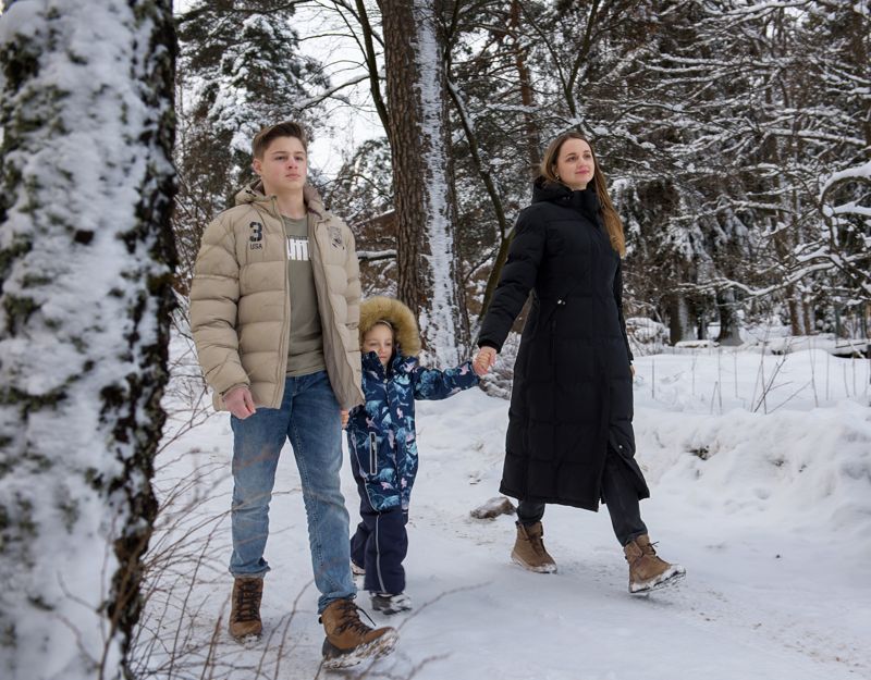 Andrii, Emiliia och Olga flydde från Ukraina samma dag kriget började.