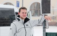 Kollektivtrafikplanerare Matias Leinonen kommer att röra sig i Borgåbussarna under de närmaste veckorna för att berätta om planerna för busstrafiken i Borgå.