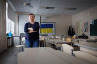 Natalja Mjalitsina har varit med om att utveckla läroplanen för den estniska grundskolan. I dag är hon rektor för ukrainska skolan i Tallinn.