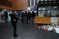 Många universitetsstudenter befann sig på tåget, på väg tillbaka efter en långhelg. Bild från tågstationen i Thessaloniki i torsdags.