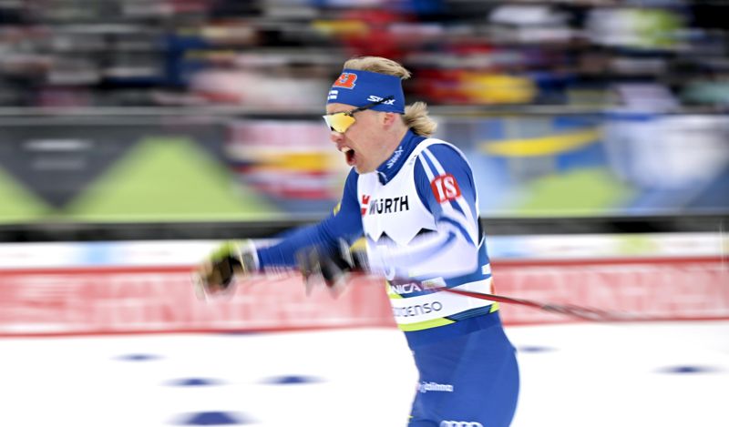 Iivo Niskanen imponerade på den andra sträckan.