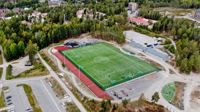 Enligt planerna ska en utekonstisbana byggas invid konstgräsplanen i Söderkulla nästa år.