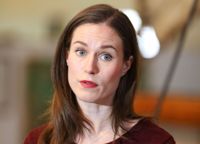 Tredje gången gillt. Efter flera inställda besök kom statsminister Sanna Marin till Åland på onsdagen.