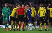 Ett avgörande ögonblick. Kai Havertz fick en andra chans från elva meter, gjorde 2-0, och Chelsea avancerar till kvartsfinal.