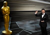 Jimmy Kimmel leder Oscarsgalan för tredje gången – här leder han den senast år 2018.