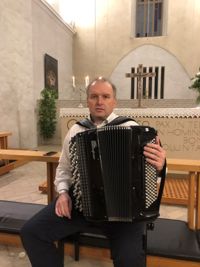 Markus Sjöholm ger på lördag sin andra barockkonsert på dragspel.