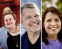 Författaren Ellen Strömberg, till vänster, fick ett tvåårigt arbetsstipendium av Svenska kulturfonden i år. Enligt Sören Lillkung, vd på Svenska kulturfonden, spelar det inte någon roll hur etablerad man är när man ansöker om stipendium. Deckarförfattaren Eva Frantz, till höger, fick inget stipendium i år.