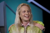 Petrus Pennanen (Öppna partiet) under Yles valdebatt med små partier under torsdagen.